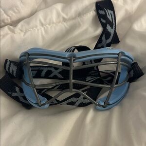 STX Women’s Blue Lacrosse Face Mask with Black Straps